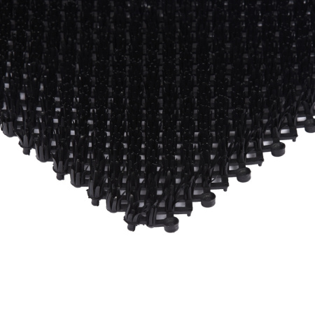 Коврик-дорожка 0,98*11,8м ТРАВКА пластмасса, черная/05299