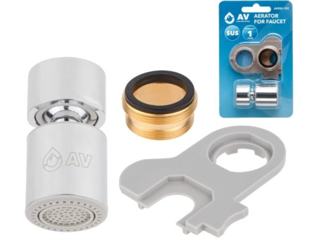 Аэратор для смесителя подвижныйвн. с ключом и переходом/AVSSS-123