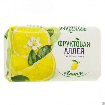 Туалетное мыло Фруктовая аллея Яблоко, 90 г /7546676