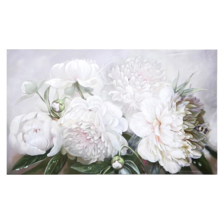 Картина на холсте "Букет пионов" 60х100 см /5224002