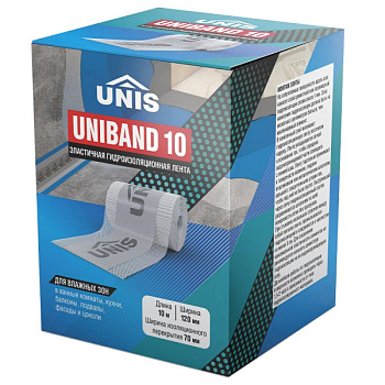 Гидроизоляционная лента 10 м UNIBAND10  ЮНИС