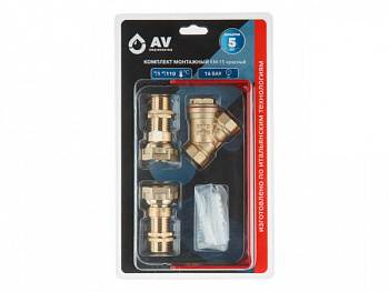 Комплект монтажный КМ-15 красный , AV Engineering (AVE175-15R)