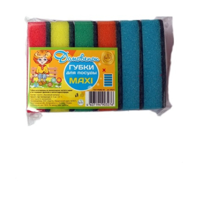 Губки универсальные "Домовенок" Толстячок макси 6шт.