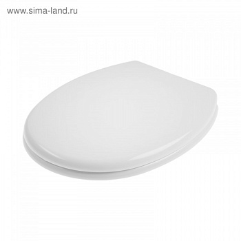 Сиденье АНИ ПЛАСТ для унитаза белое полипропилен WS0100  14499