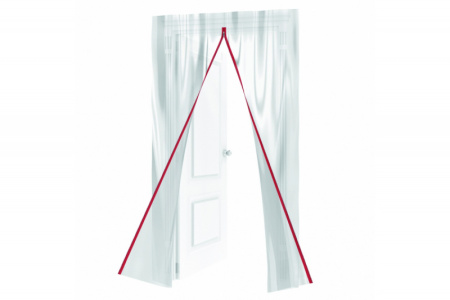 Пленочная дверь на молнии типа I, 220 x 120 cm, с малярной лентой 2,5 см х 10 м Matrix/88757