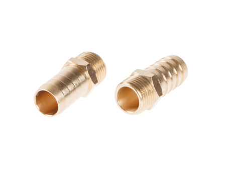 Соединение нар. резьба 1/2" х елочка 19 мм (латунь) ECO (AB-MT12/E19)
