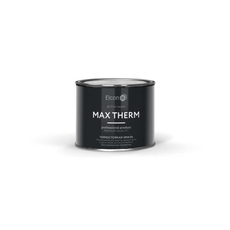 Эмаль термостойкая ELCON графит 0,4 кг 700С/7024221