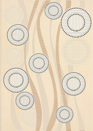 Декор Богема Вуаль беж 25х35