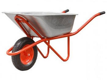 Тачка строительная ECO WB301-1 (130л, 300кг, 1 пневмоколесо 4.00-8) (130л, 300кг, 1 пневмоколесо 4.0