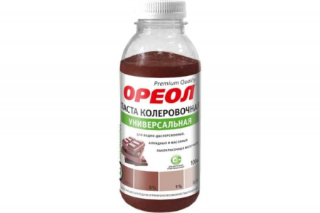 Колеровочная паста универсальная ОРЕОЛ шоколад (22) 100 мл
