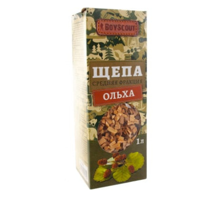 Щепа для копчения "Ольха", 1л /61043