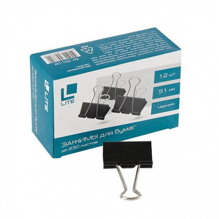 Зажим для бумаг 51мм / Z51L-12K