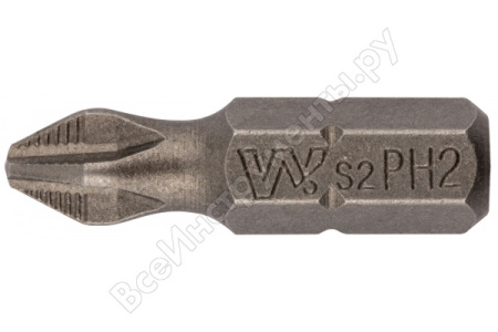 Бита WP, сталь S2, Профи PH 2*25мм (WP HQ) /57562