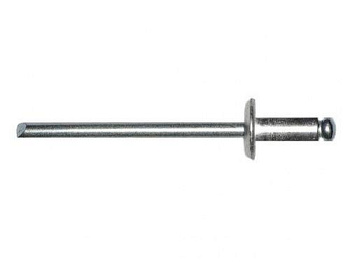 Заклепка вытяжная 6.4х12 мм алюминий/сталь, цинк (50 шт в пласт. конт.) STARFIX (SMP2-58332-50)