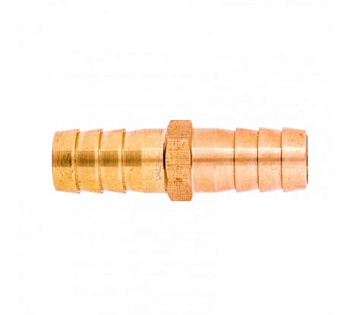 Соединитель для шланга 1/2", латунный Palisad/65708