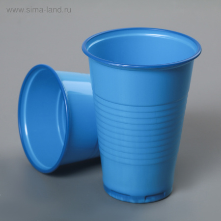 Стакан 200мл синий16461