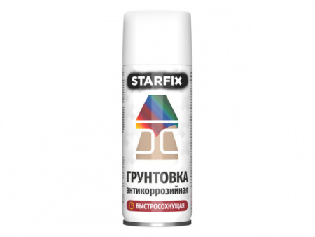 Грунтовка антикоррозийная белый STARFIX 520мл (9003) (SM-38633-1)