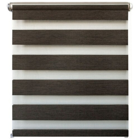 Рулонная штора Канзас шоколадный 080х175 