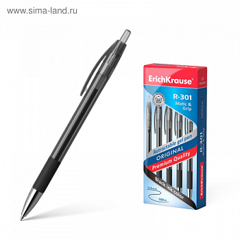 Ручка гелевая ERICH KRAUSER 301 ORIGINAL GEL 0,5мм черный 196164