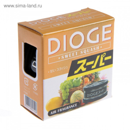 Ароматизатор для авто меловой Dioge, SWEET SQUASH Сладкая свежесть, 45 г/4912277