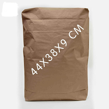 Мешок бумажный 2-х слойный 44х38х9 закрытый