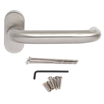 Ручка дверная H-0903-INOX/нерж/Апекс/