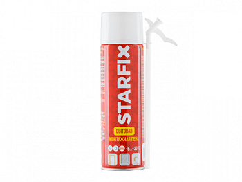 Пена монтажная бытовая всесезонная STARFIX Straw Foam (500мл) (SM-66248-1)