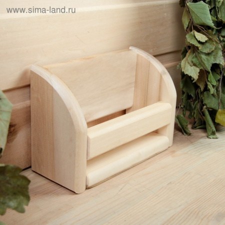 Полочка для масел, 4 пузырька, 17х11см, липа "Добропаровъ"/1300132