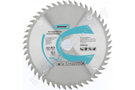 Пильный диск по дереву 160 x 20/16 x 48Т Gross/73309