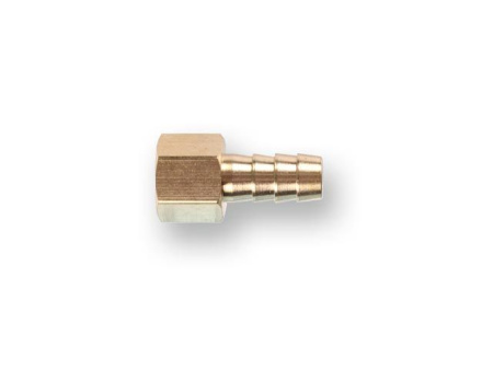 Соединение внутр. резьба 1/4" х елочка 12 мм (латунь) ECO (AB-FT14/E12)