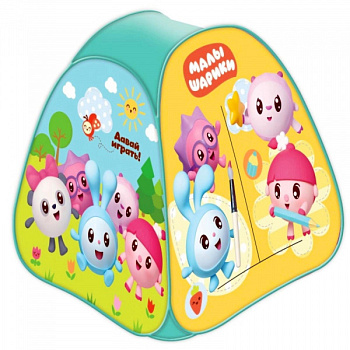 Игровая палатка «Малышарики», 81 х 90 х 81 см, в сумке/4587958