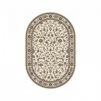 Ковёр овальный Valencia Deluxe, размер 100 х 200 см, цв. cream-brown /3842613