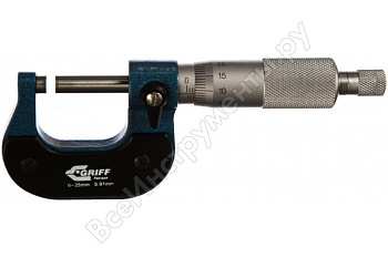 Микрометр МК-25 кл1 ГОСТ 6507-90 GRIFF