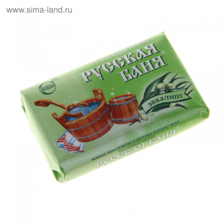 Мыло Русская баня 100гр Эвкалипт *72
