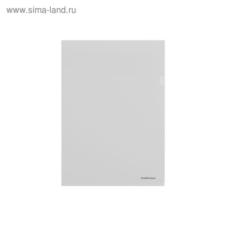 Папка-уголок А4, ErichKrause. Fizzy Clear, прозрачная/4917347