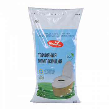 Торфяная композиция Piteco, 38 л, для биотуалетов/5133952