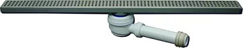 Трап лоток VIRPLAST для душевых L-880 квадратный с сифоном/30986879
