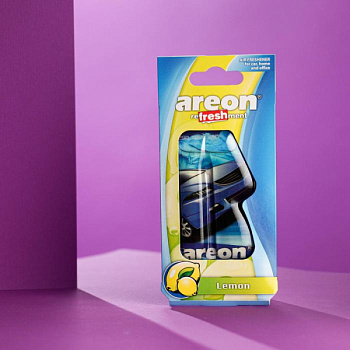 Ароматизатор для авто Areon Refreshment гелевый, лимон/4605391