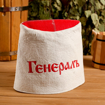 Колпак для бани папаха "Генерал"/2634885