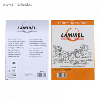 Пленка для ламинирования 100шт Limirel А5 100мкм /1097665