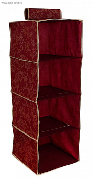 Кофр для хранения вещей подвесной, бордо 565853