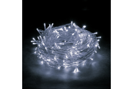 VEGAS   24V Электрогирлянда-конструктор "Занавес" 192 холодных LED ламп, 6 нитей, проз. пров. 55025