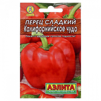 Семена Перец сладкий "Калифорнийское чудо" "Лидер", 0,3 г /1731610