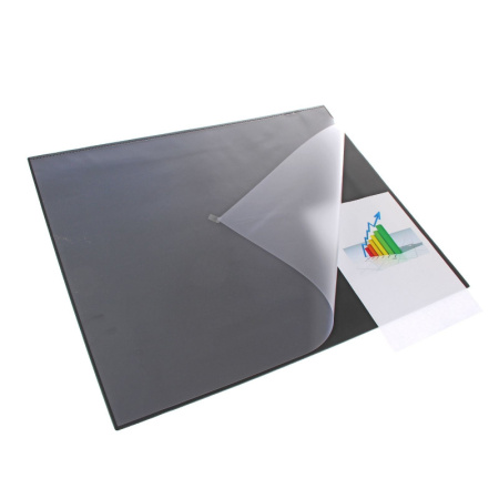 Накладка на стол офисная 52*65см Durable 7203-01 (720301) черный, нескользящая основа 824968/1344442