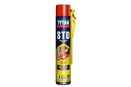 Пена Tytan Professional STD монтажная ЭРГО 750мл/21116 Трубка
