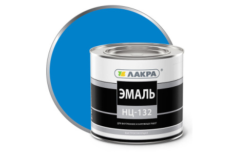 Эмаль НЦ-132 Голубой 1,7кг Л-С