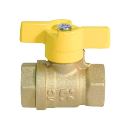 Кран газовый 11б27п20 г/г бабочка