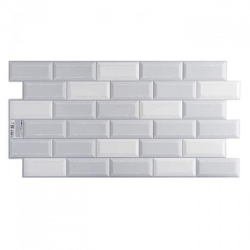 Панель ПВХ плитка Кабанчики айси, 485х960/7348459
