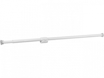 Карниз раздвижной алюминиевый, 2,5 м, белый, PERFECTO LINEA (36-025001)