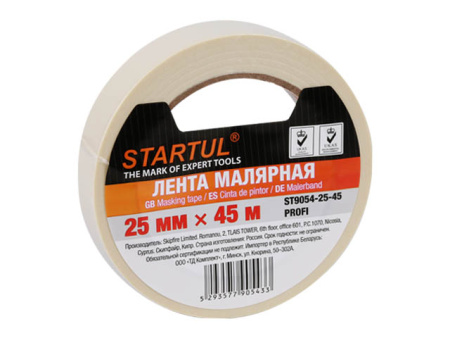 Лента малярная 25ммх45м STARTUL PROFI (ST9054-25-45)